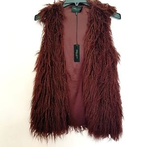 🎀SOLD🎀 New Romeo & Juliet Couture Maroon Vest Boho Size M